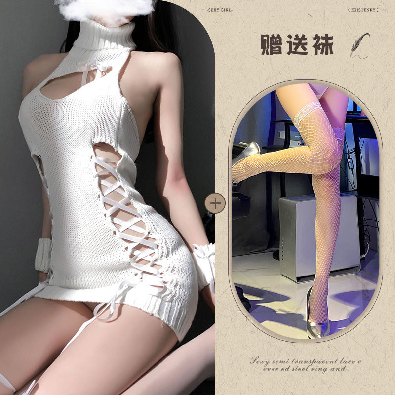 Knit Backless Sweater 