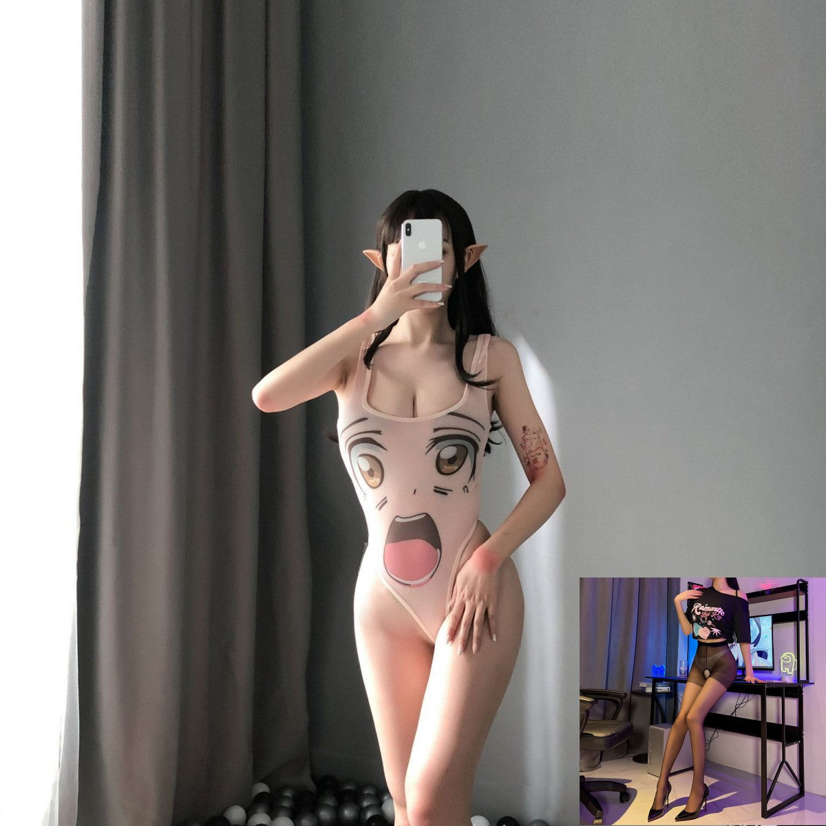 DVA Cosplay Swimsuit