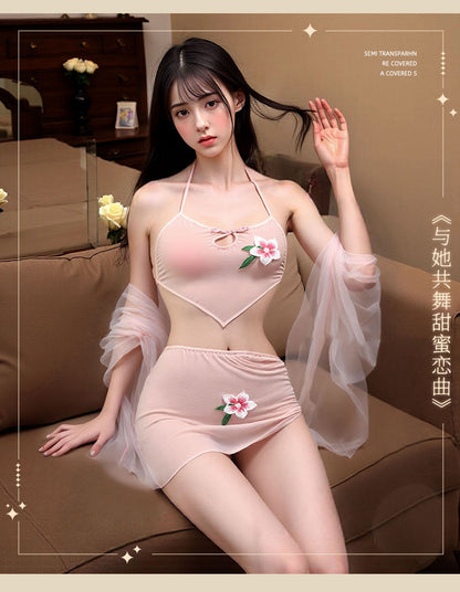 Purple Fishnet Catsuit