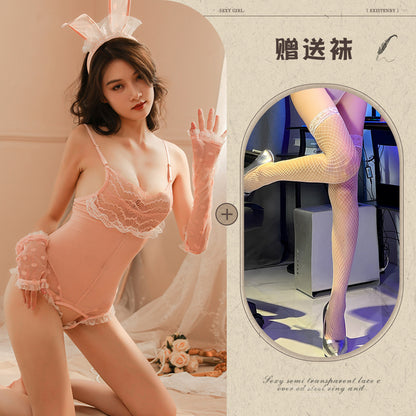 Bunny Open Crotch Set 
