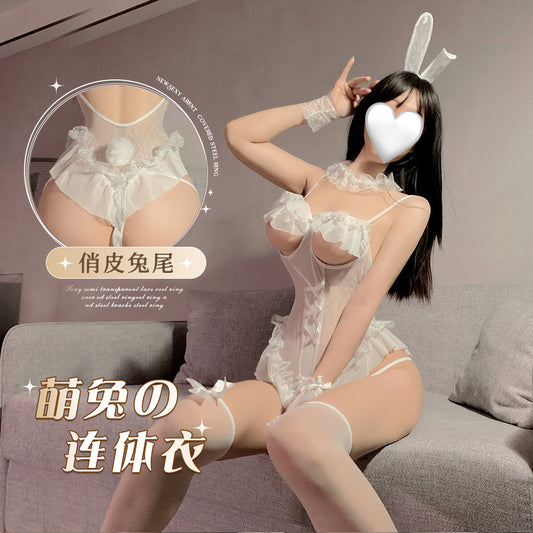 Bunny Lace Teddy Costume 
