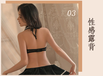 JK Schoolgirl Mesh Lingerie Costume