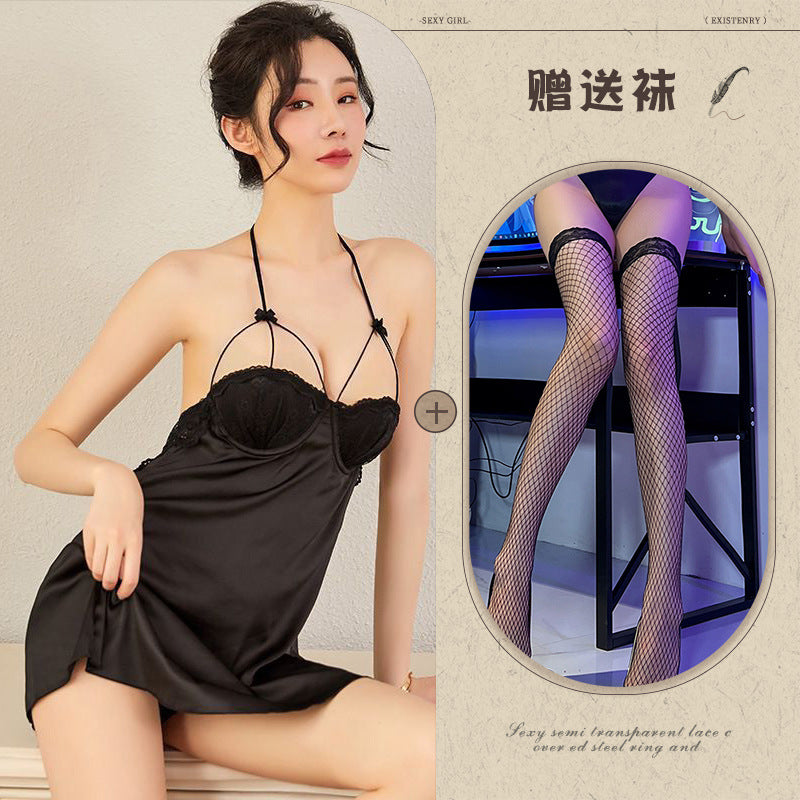 Backless Cut-Out Chemise