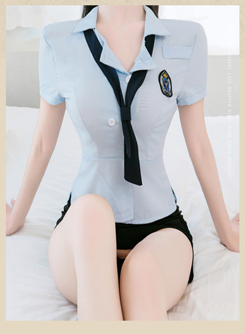 Cop Role Play Lingerie Set