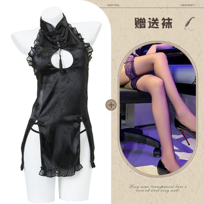 Sheer Qipao Lingerie