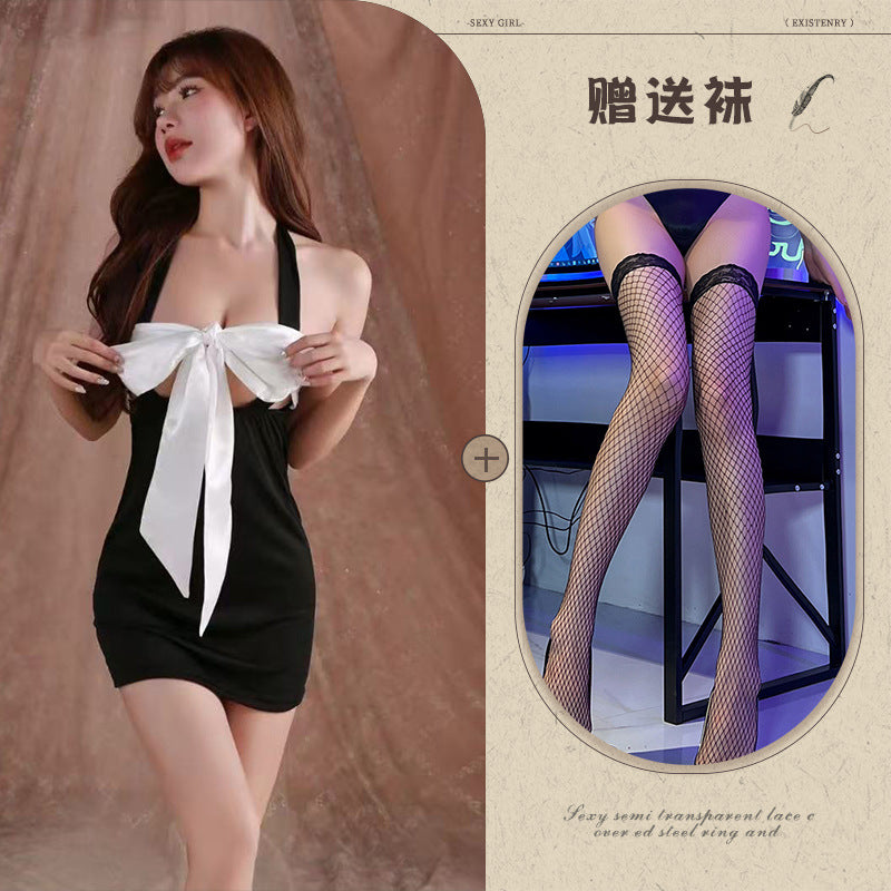 Sheer Slit Maxi Dress