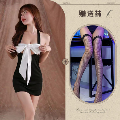 Sheer Slit Maxi Dress