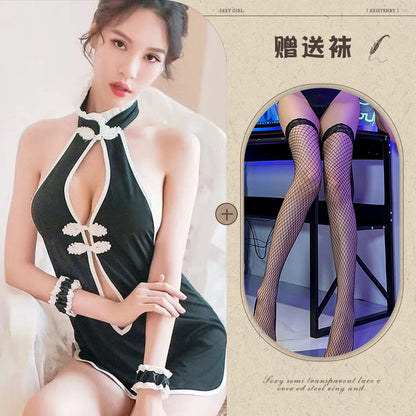 High-Slit Qipao Dress