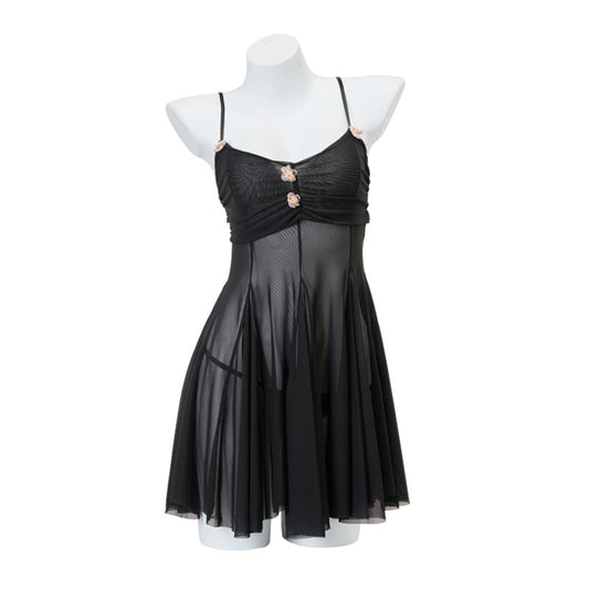 Sheer Mesh Nightgown