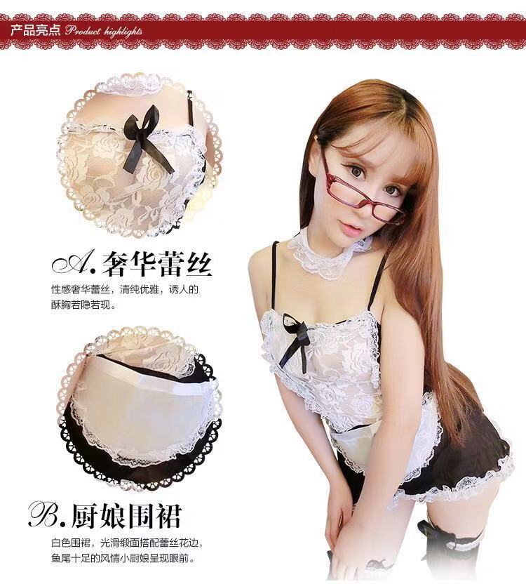 Maid Lace Apron Set