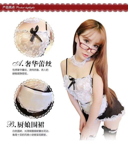 Maid Lace Apron Set