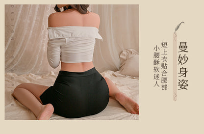 Secretary Blouse Set