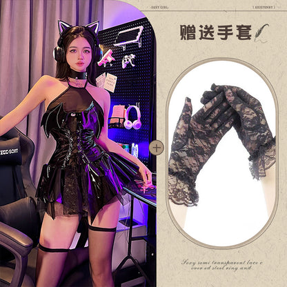 Latex Demon Costume