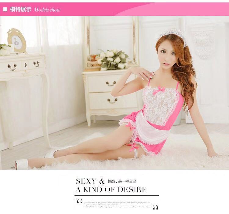 Maid Lace Apron Set