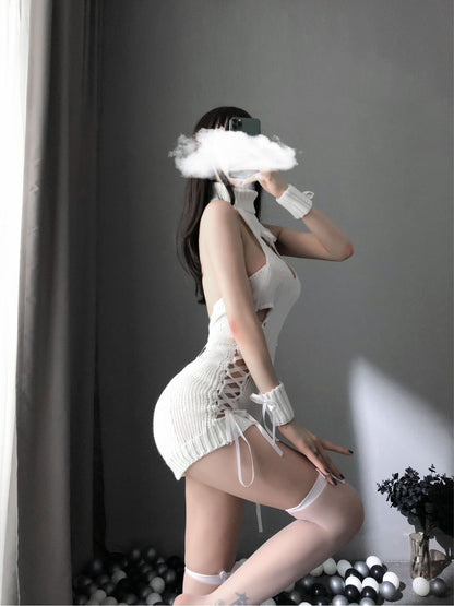 Knit Backless Sweater 