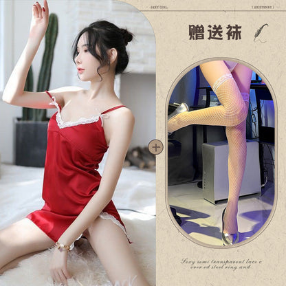 Sheer Slit Nightdress