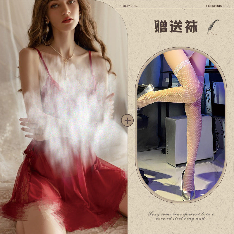 Sheer Lace Nightdress