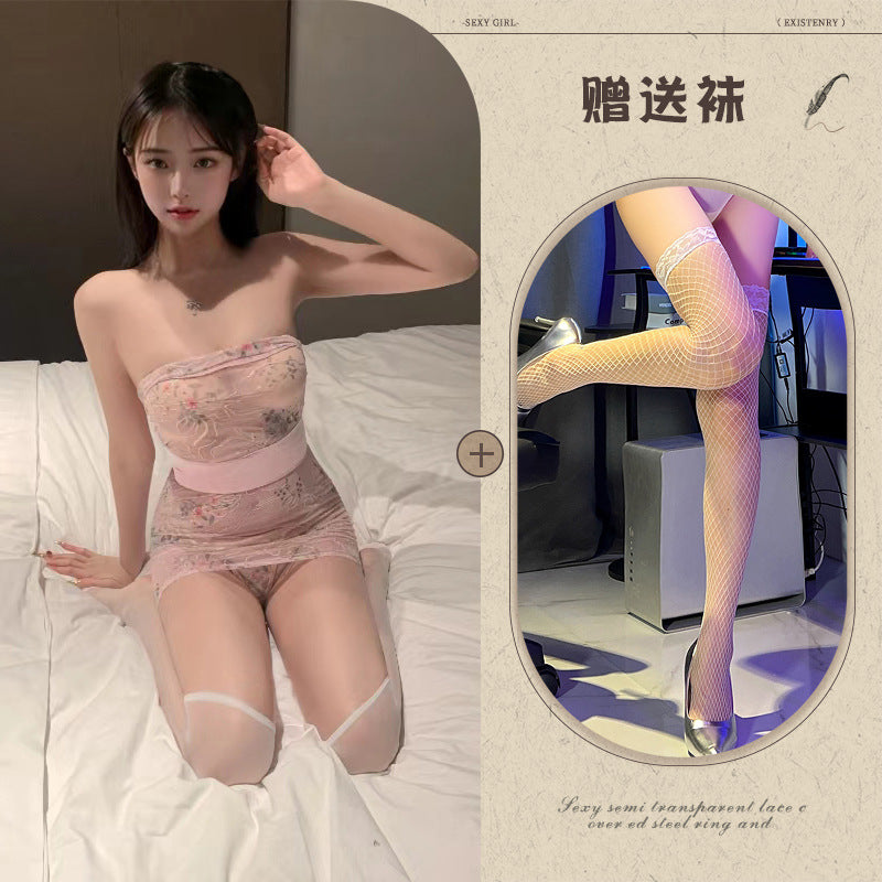 Embroidered Kimono Dress