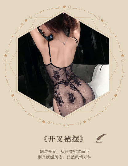 Purple Sheer Chemise