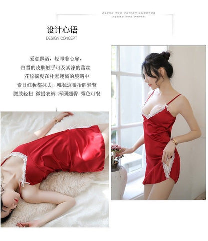 Sheer Slit Nightdress