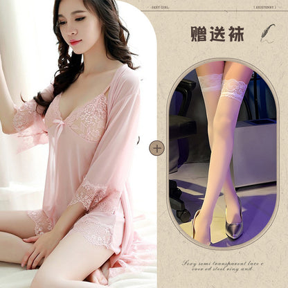 Plus Size Sheer Chemise