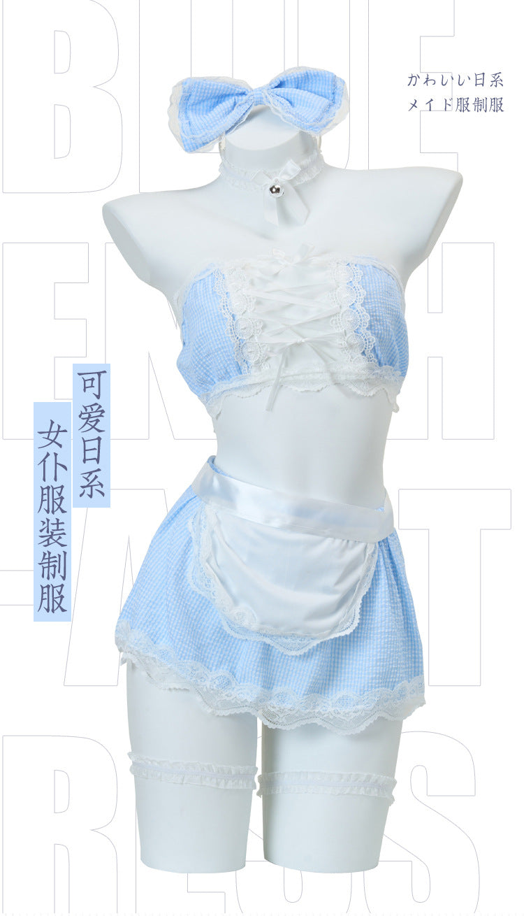 Plaid Apron Set
