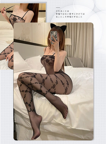 Sheer Garter Bodysuit