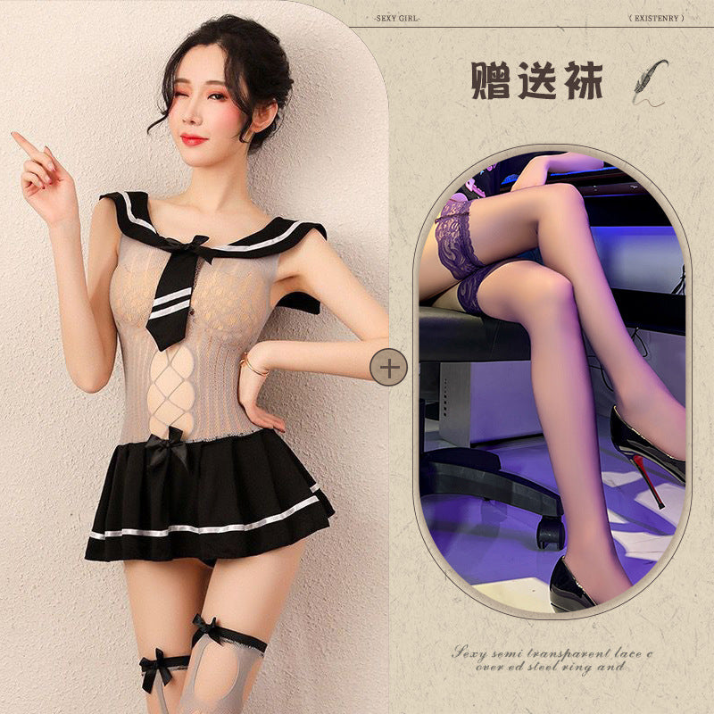 Sheer Schoolgirl Dress