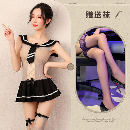 Sheer Schoolgirl Dress