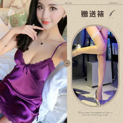 Plus Size Sheer Chemise