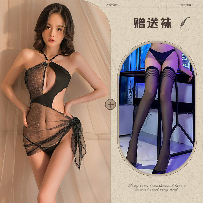 Glitter Mesh Lingerie