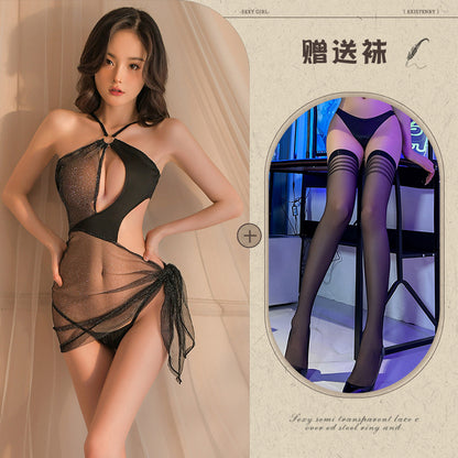 Glitter Mesh Lingerie