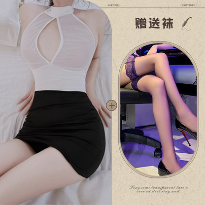 Secretary Style Lingerie Pajamas