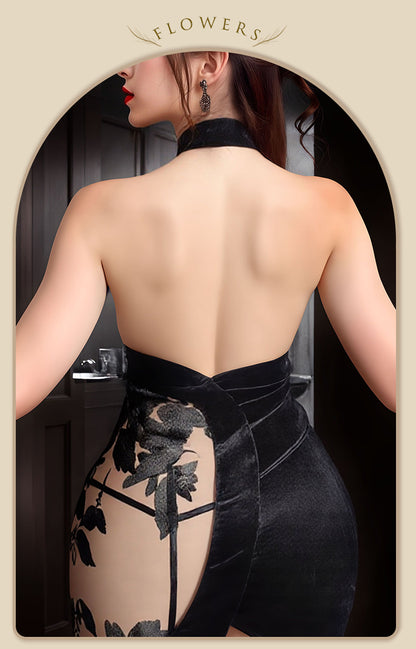 Backless Qipao Teddy