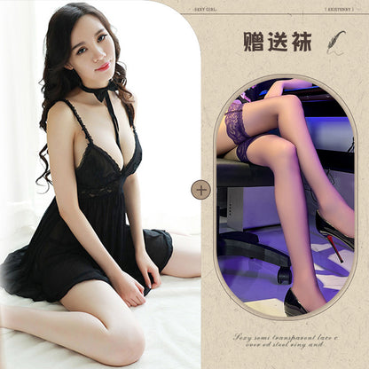 Summer Sheer Chiffon Nightdress