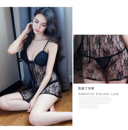 Short Sheer Babydoll Robe
