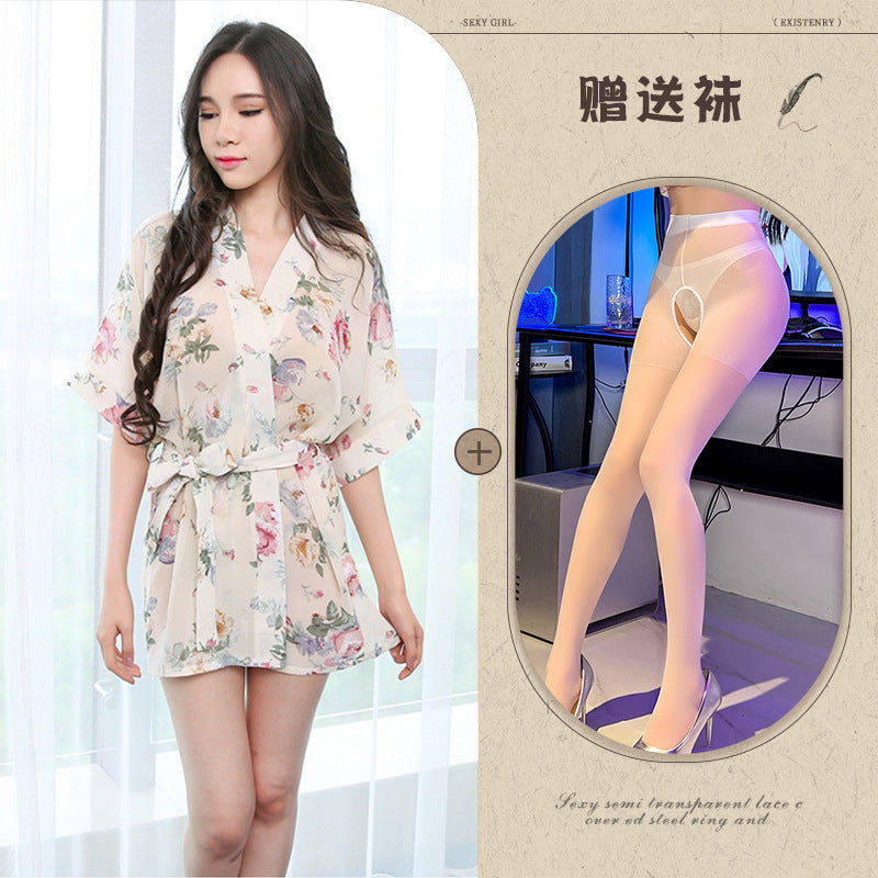Chiffon Robe Set
