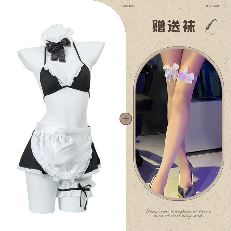 Maid Open Crotch Set