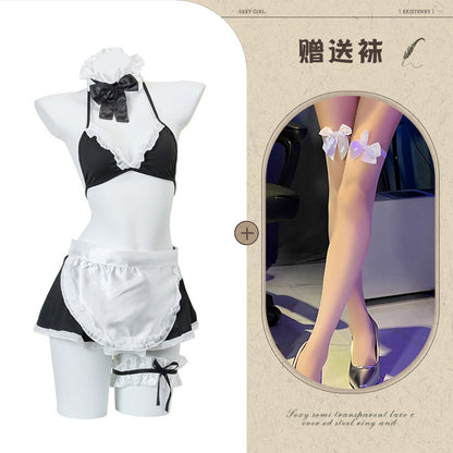 Maid Open Crotch Set