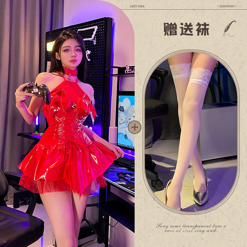 Latex Demon Costume
