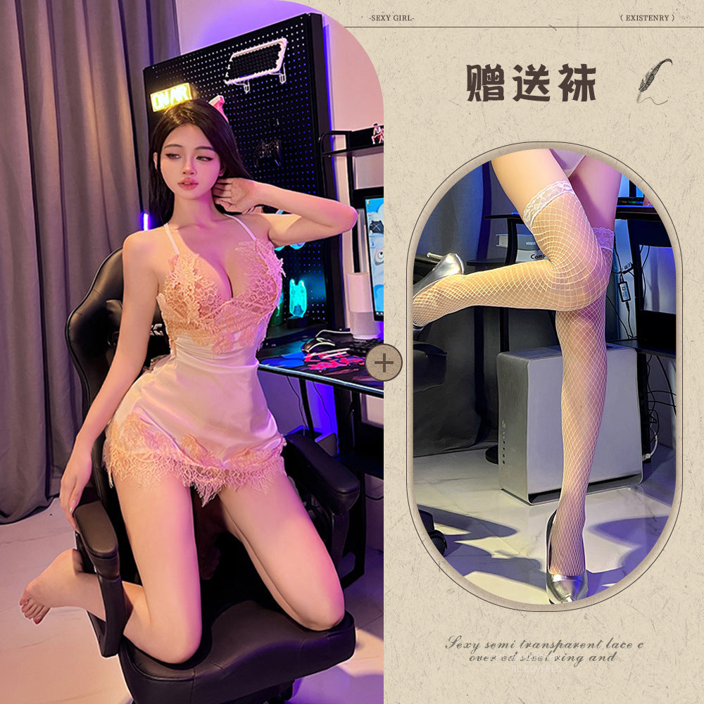 Sheer Backless Teddy