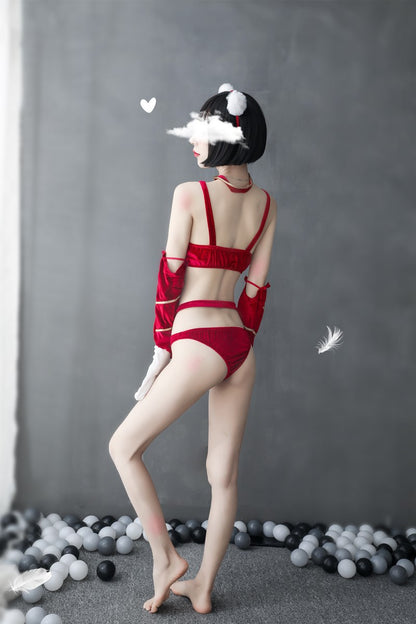 Catwoman Corset with Cut-Out Design