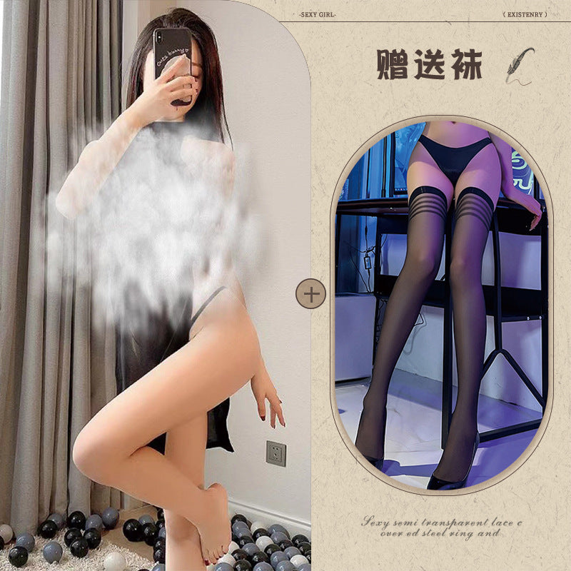 Silk Side-Slit Chemise