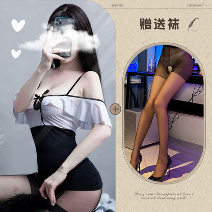 Silk Secretary Dress