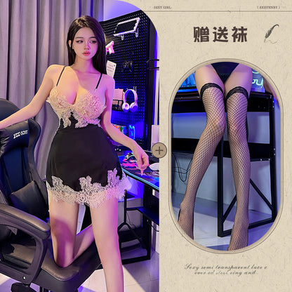 Sheer Backless Teddy