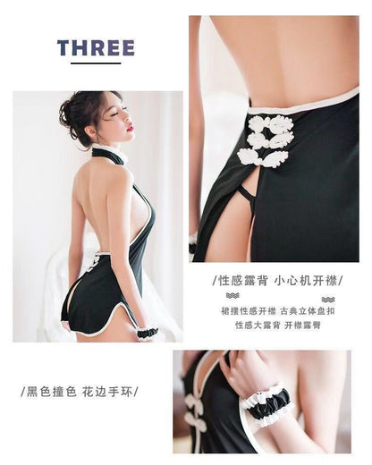 High-Slit Qipao Dress