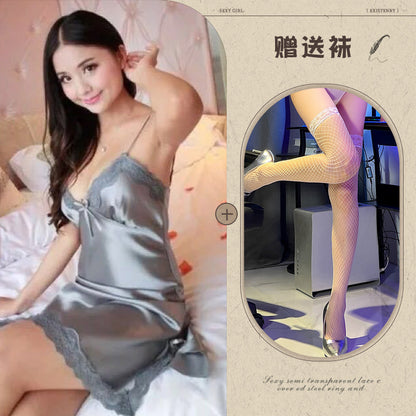 Plus Size Sheer Chemise