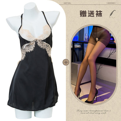 Silk Slit Nightdress