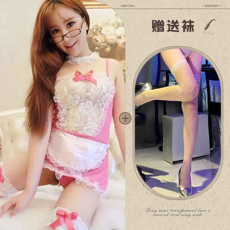 Maid Lace Apron Set