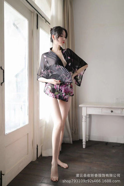 Floral Kimono Set